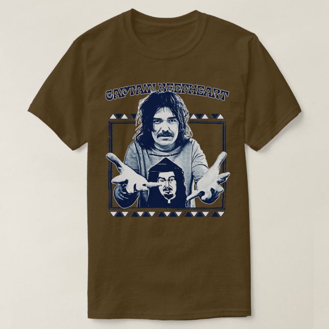 Camiseta Capitão BeefHeart Original Fan Art (Frente do Design)