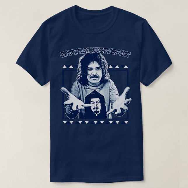 Camiseta Capitão BeefHeart Original Fan Art (Frente do Design)