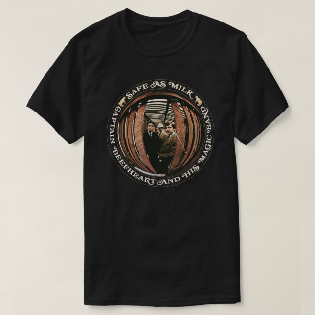Camiseta Capitão BeefHeart Safe As Milk Classic T Shirt (Frente do Design)