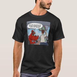 Camiseta Capitão Byrd Voa em um Jumbo Jet Engraçado
