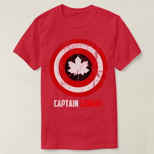 Camiseta Capitão Canadá (Frente do Design)