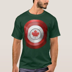 Camiseta CAPITÃO CANADÁ inspirou escudo canadense