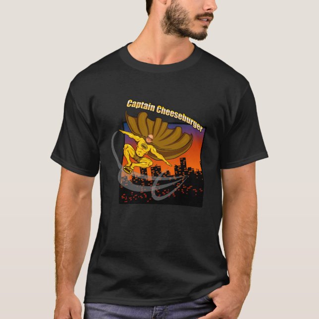 Camiseta Capitão Cheeseburger T-shirt (Frente)