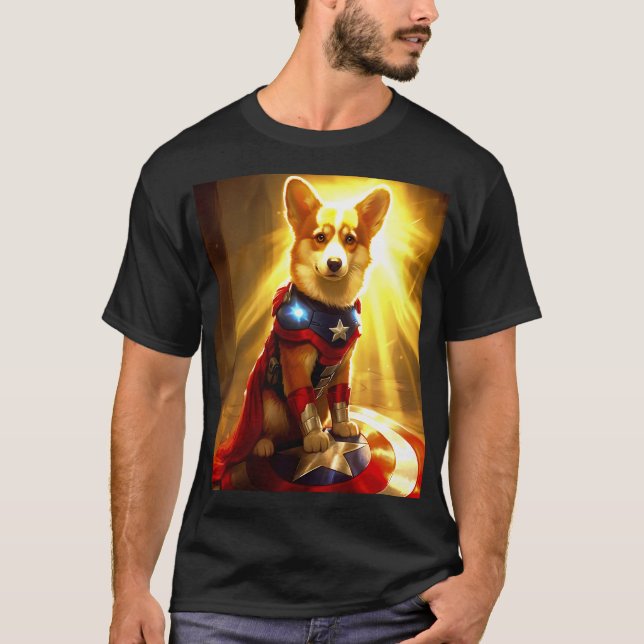 Camiseta Capitão Corgi (Frente)