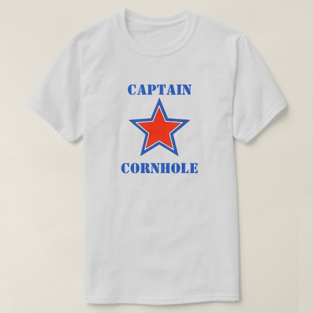 Camiseta Capitão Cornhole (Frente do Design)