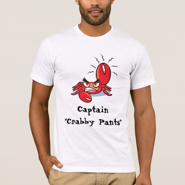 Camiseta Capitão Crabby Calça (Frente)