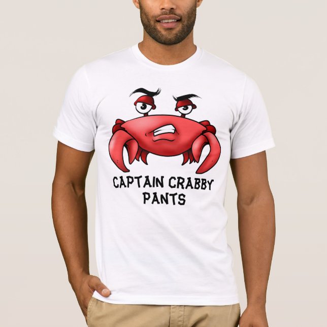Camiseta Capitão Crabby Pants (Frente)