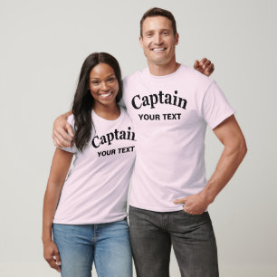 CAMISETA CAPITÃO - CUSTOMIZÁVEL