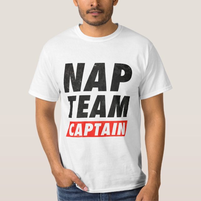 Camiseta Capitão da equipe da sesta (Frente)