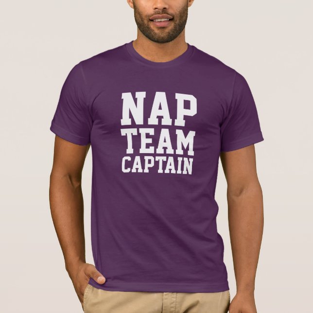 Camiseta Capitão da equipe da sesta (Frente)