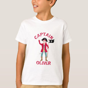 Camiseta Capitão da Festa de aniversário do navio pirata
