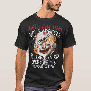 CAMISETA CAPITÃO DAN BARBECHED LAMB DE DEUS WHITTIER ALASKA
