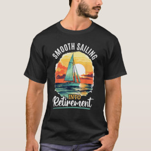 Camiseta Capitão de Barco à vela suave navegando em Retirem