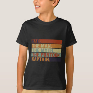 Camiseta Capitão de Barco Pontão Pai Engraçado Vela e Barco