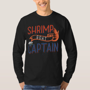 Camiseta Capitão de Barcos Camarão Camarão Camarão Camarão