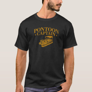 Camiseta Capitão de Barcos Pontoon, Capitão Lago Pontoon