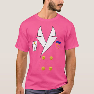 Camiseta Capitão de Navio Marinheiro Fácil Cosplay Hallowee