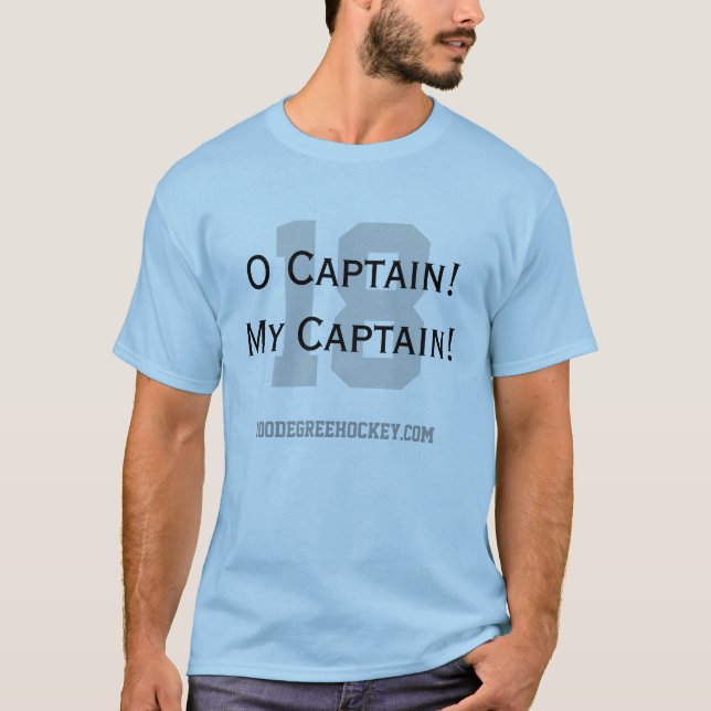 Camiseta Capitão de O! Meu capitão! (Frente)