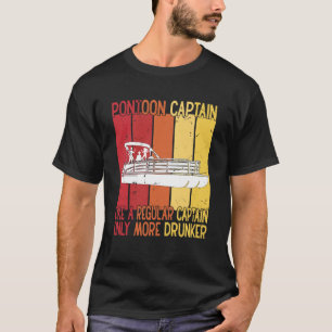 Camiseta Capitão De Pontoon Como Um Capitão Normal Só Mais