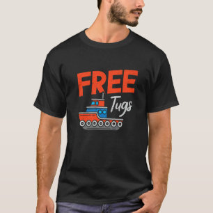 Camiseta Capitão de Rebocador Navegando Embarcação Proprie