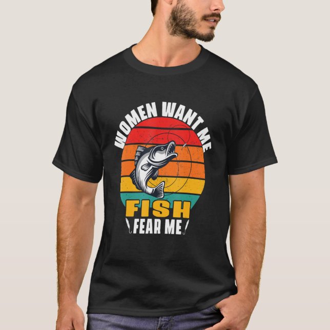 Camiseta Capitão de Trabalho de Barcos de Pesca Mulheres Me (Frente)