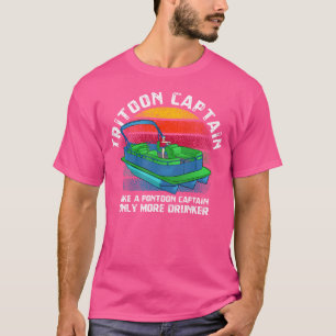 Camiseta Capitão de Tritoon Como Um Capitão de Pontão Só Qu