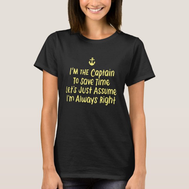 Camiseta Capitão Do Barco 1 (Frente)