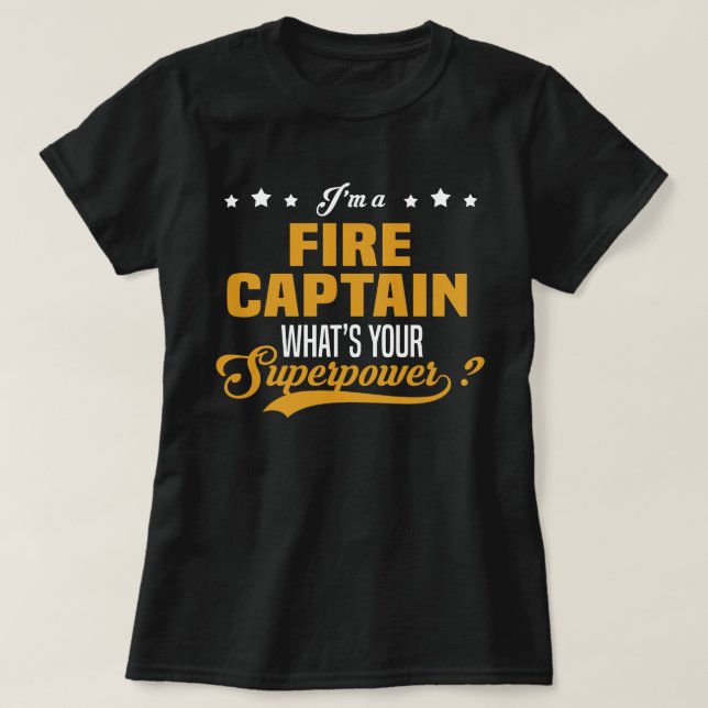 Camiseta Capitão do Fogo (Frente do Design)