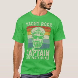 Camiseta Capitão do Iate de Rocha Pontão Barco Festa Marinh