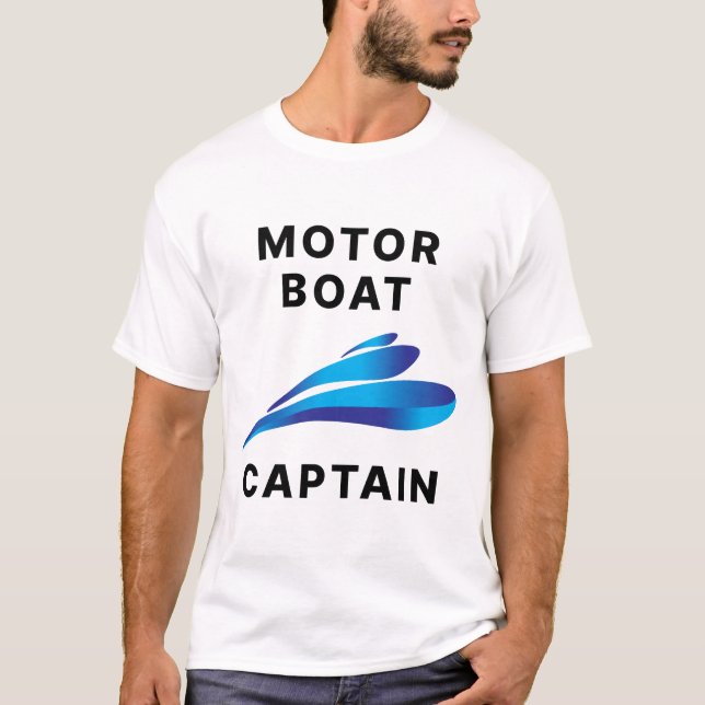Camiseta Capitão do Motor Boat (Frente)