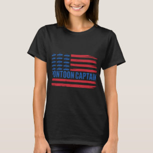 Camiseta Capitão do Pontão Bandeira Americana Patriótico Ba