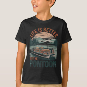 Camiseta Capitão do Pontão Vintage Férias de Verão no Barco