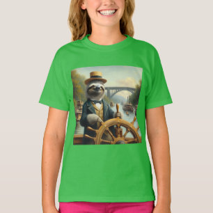 Camiseta Capitão do Riverboat Sloth