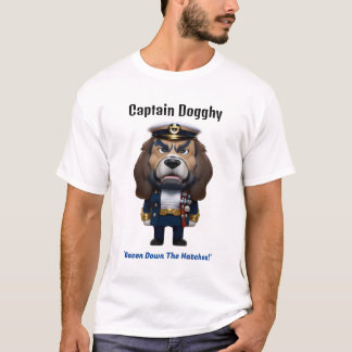 Camiseta Capitão Dogghy Bacon White Tee