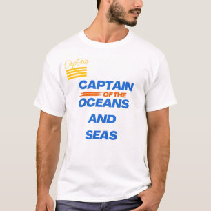 Camiseta Capitão em terra e no mar