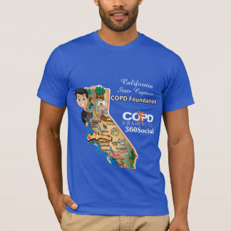 Camiseta Capitão Estado da Califórnia