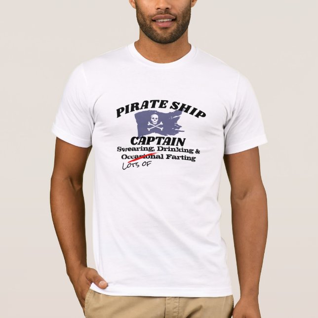 Camiseta Capitão Fart Pirata Hilário (Frente)