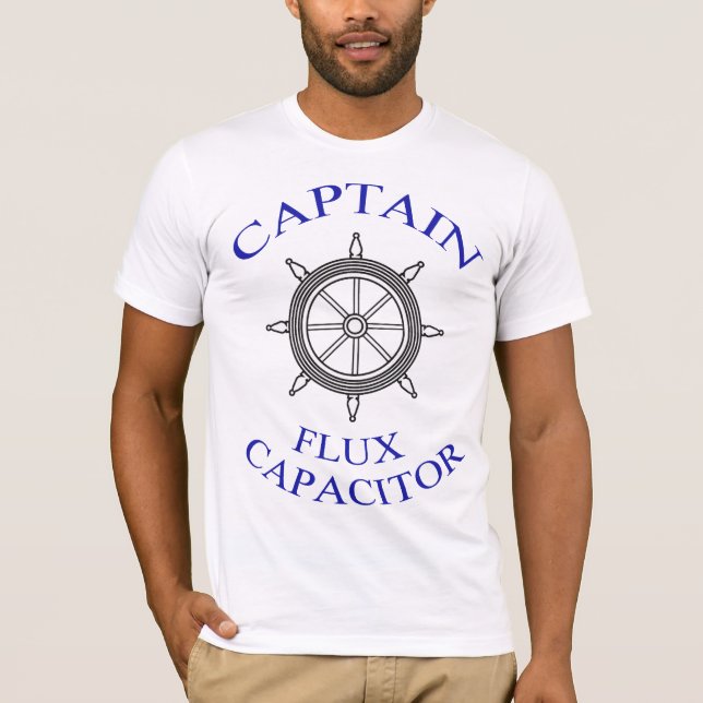 Camiseta CAPITÃO FLUX CAPACITOR T-Shirt (Frente)