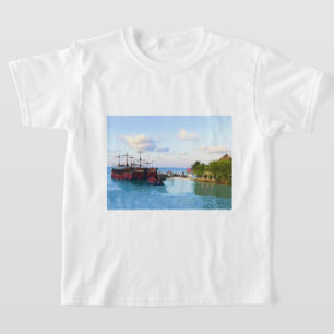 Camiseta Capitão Hook Pirate Ship, Cancun T-shirt