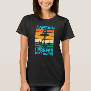 Camiseta Capitão I Preferir Barco de Barcos Mestre