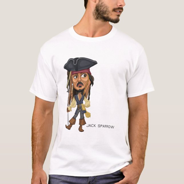 Camiseta Capitão Jack Sparrow (Frente)
