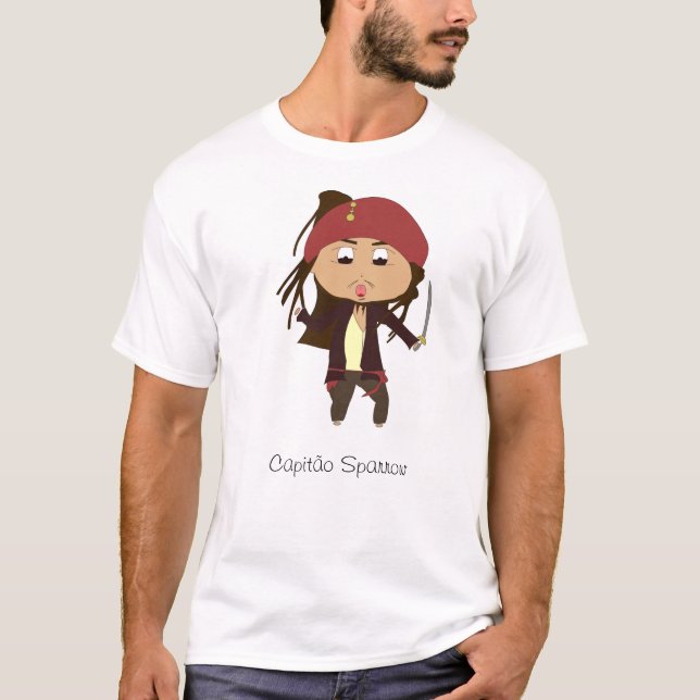 Camiseta Capitão Jack Sparrow (Frente)