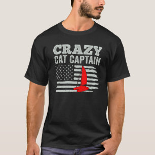 Camiseta Capitão Louco do Catamarã Velejador Marinheiro 13