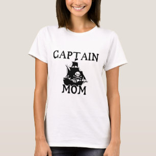 Camiseta Capitão Mãe Senhoras T-Shirt