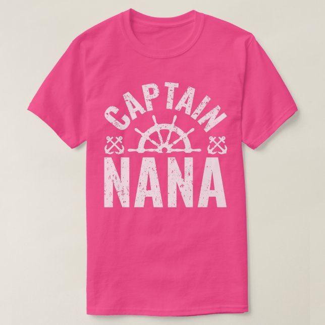Camiseta Capitão Nana Boat Owner Lake Barco Padre (Frente do Design)
