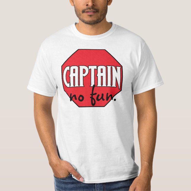 CAMISETA CAPITÃO NENHUM DIVERTIMENTO (Frente)