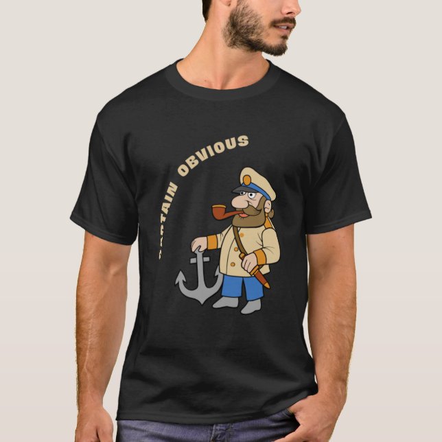 Camiseta Capitão Obviamente Sarcasm (Frente)