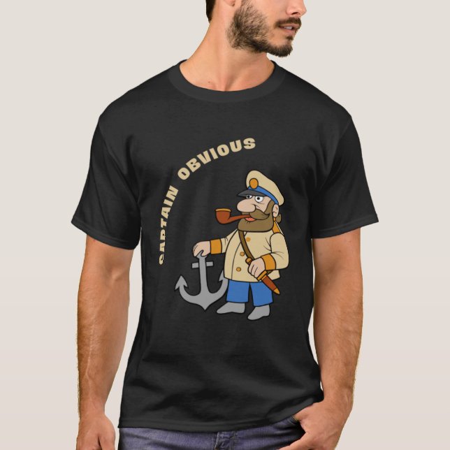 Camiseta Capitão Obviamente Sarcasm (Frente)