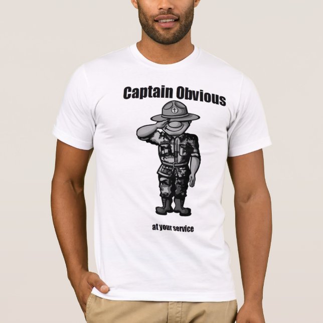 Camiseta Capitão Óbvio (Frente)