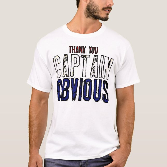 Camiseta Capitão Óbvio (Frente)